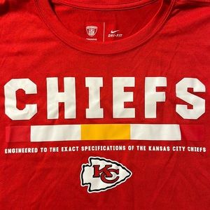Nike Kansas City Chiefs Dri-Fit Training Tee New XL